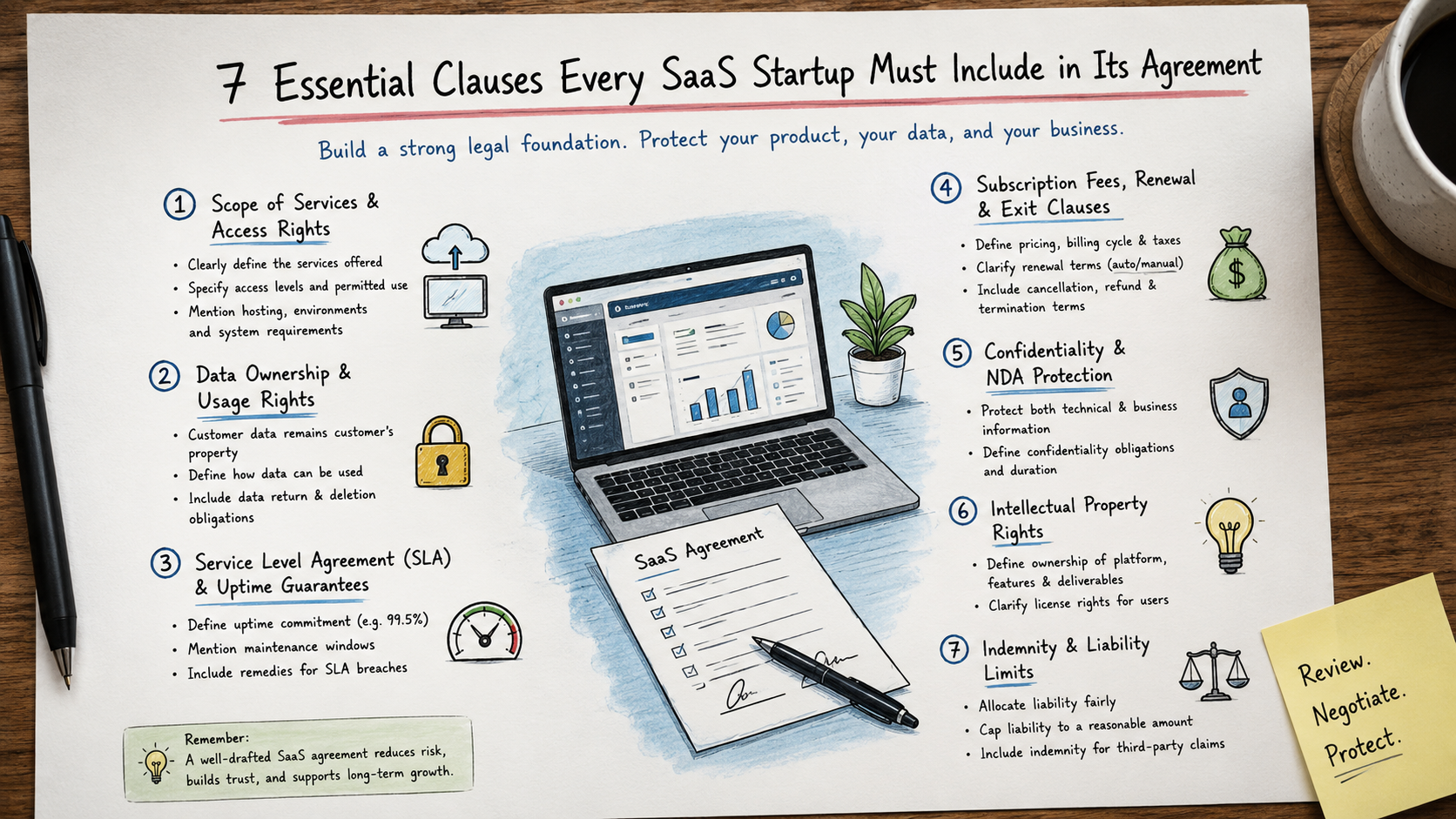 SaaS Agreement Essentials for Startups