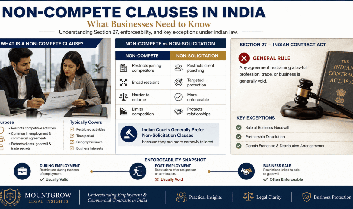Understanding Non-Compete Clauses in India