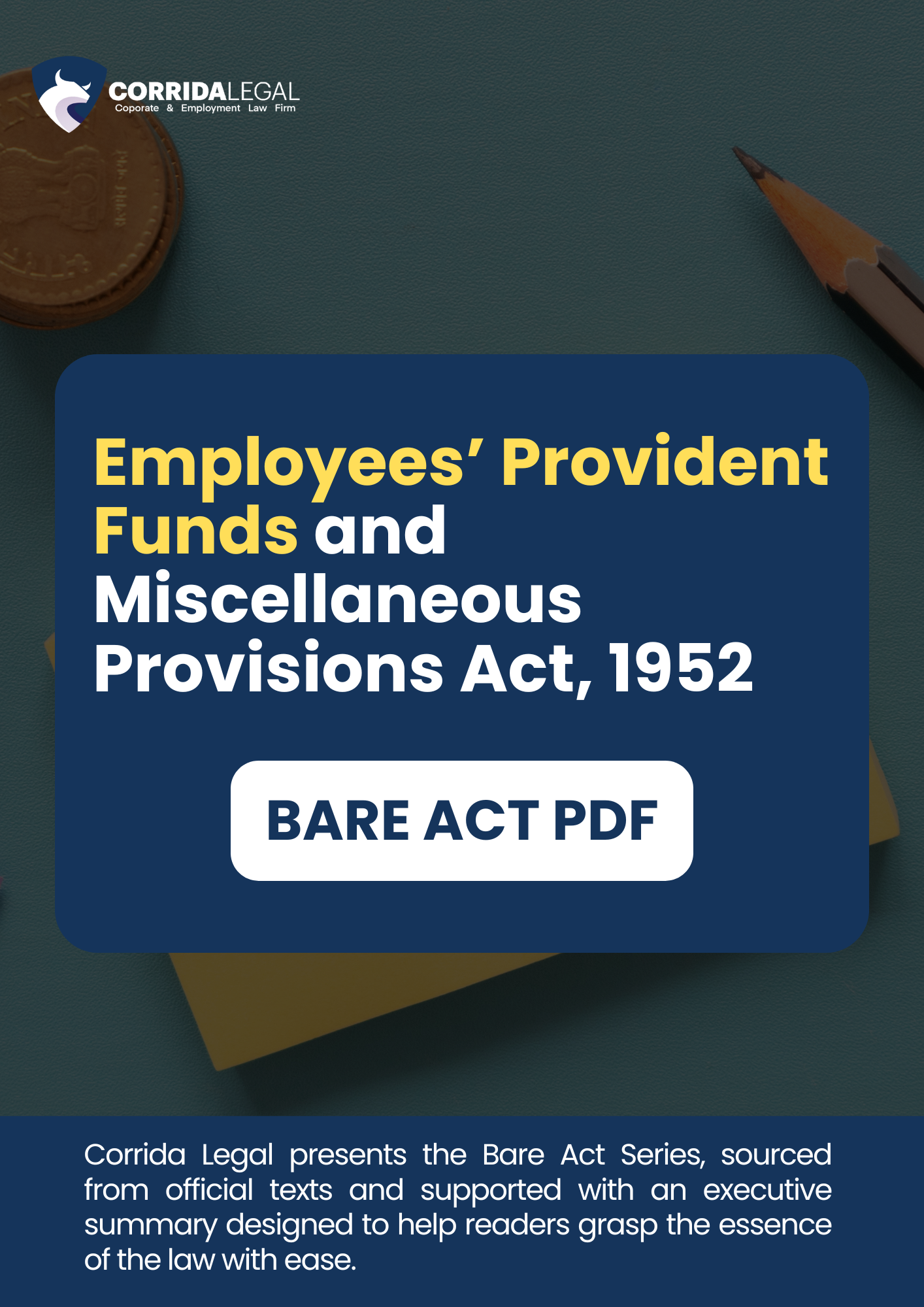 Employees’ Provident Funds and Miscellaneous Provisions Act, 1952 - Bare Act PDF