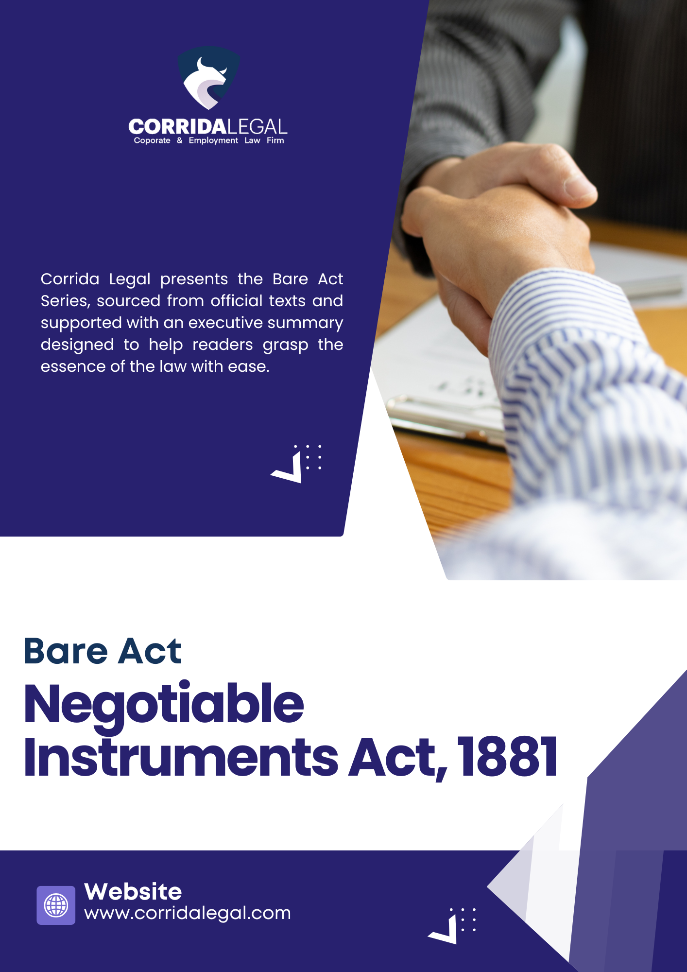 Negotiable Instruments Act 1881 - Bare Act