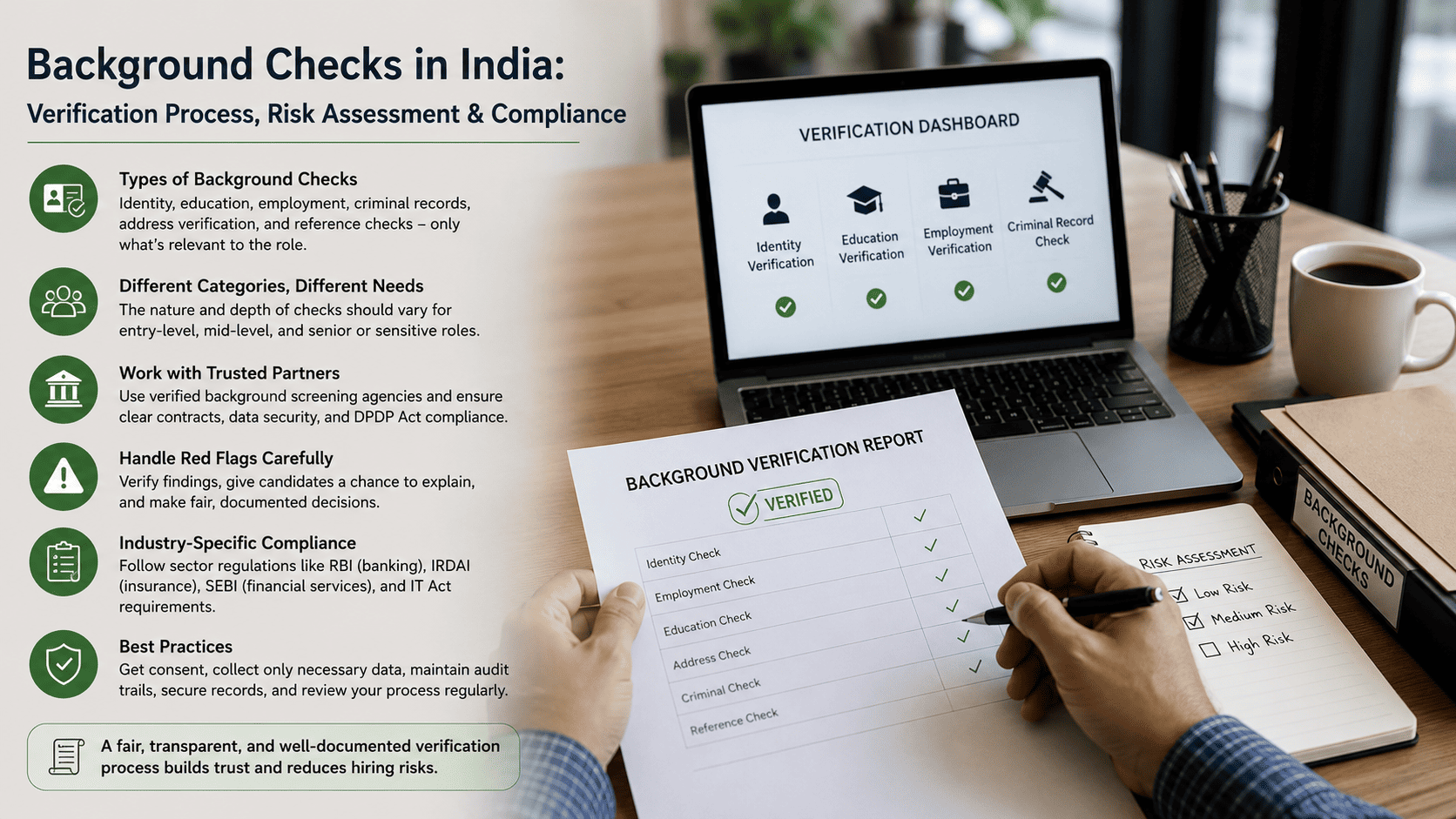 Verification Process, Risk Management & Best Practices