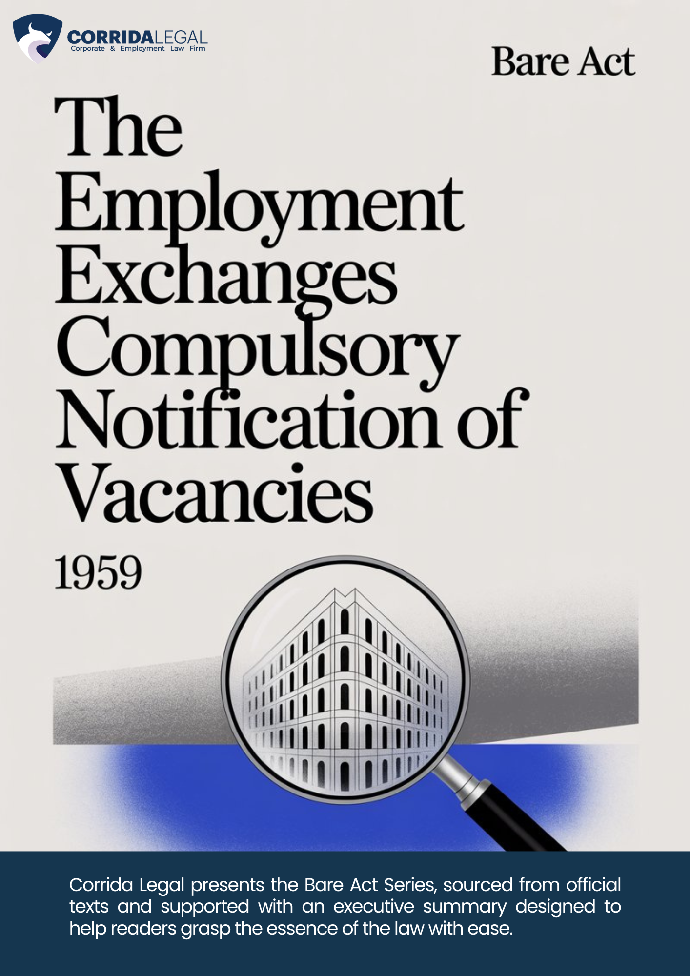 Employment Exchanges (Compulsory Notification of Vacancies) Act, 1959 - Bare Act PDF
