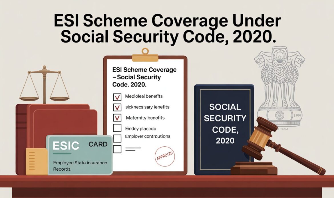 ESI Scheme Coverage Under Social Security Code 2020 Key Provisions, Benefits, and Employer Compliance