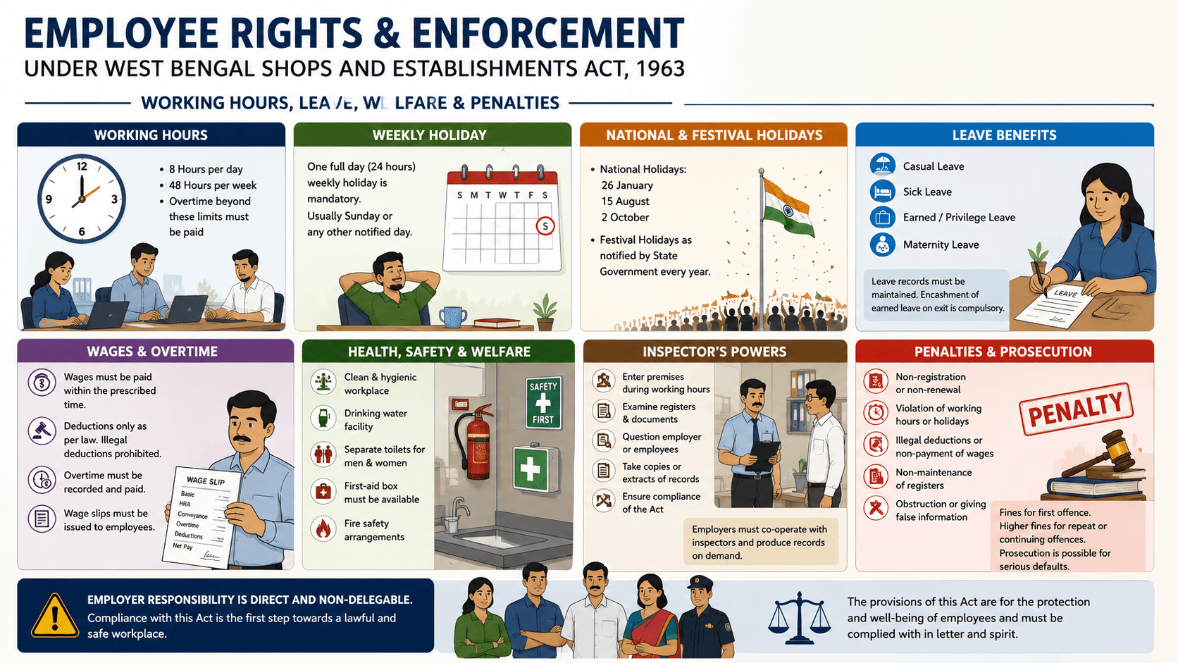 Employee Rights, Working Hours & Penalties