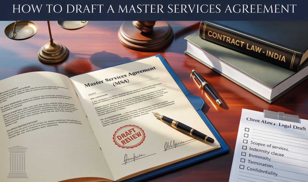 How to Draft a Master Services Agreement with Strong Indemnity Clauses