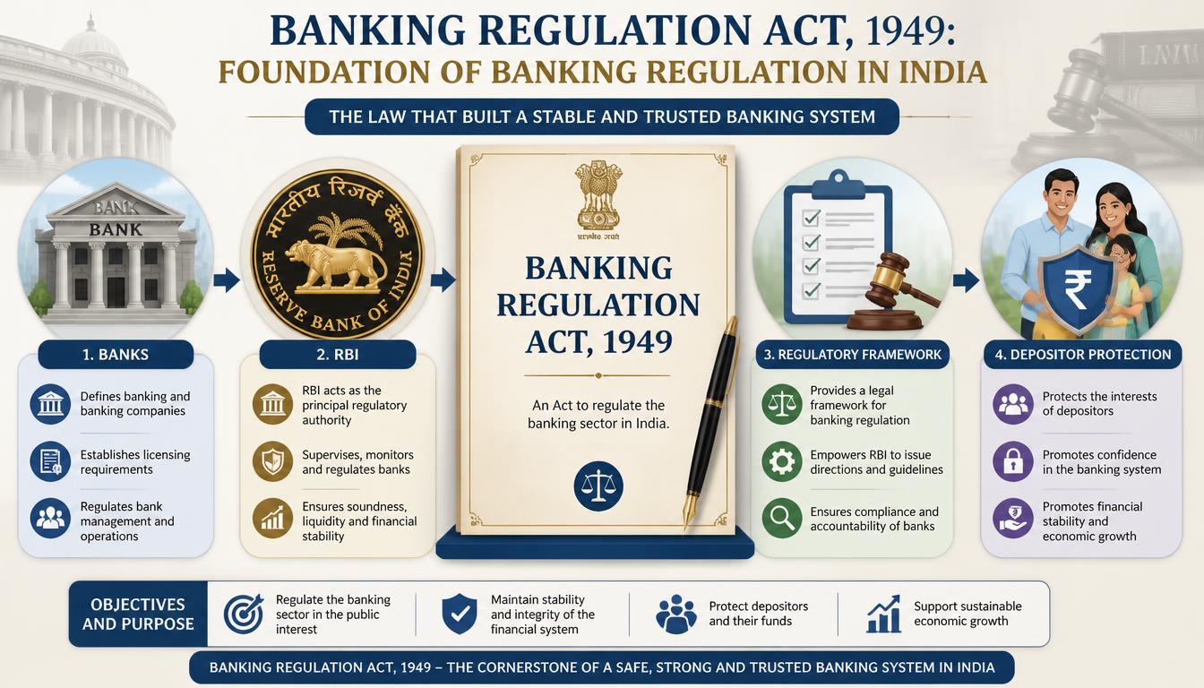 Banking Regulation Act, 1949 Foundation of Banking Regulation in India