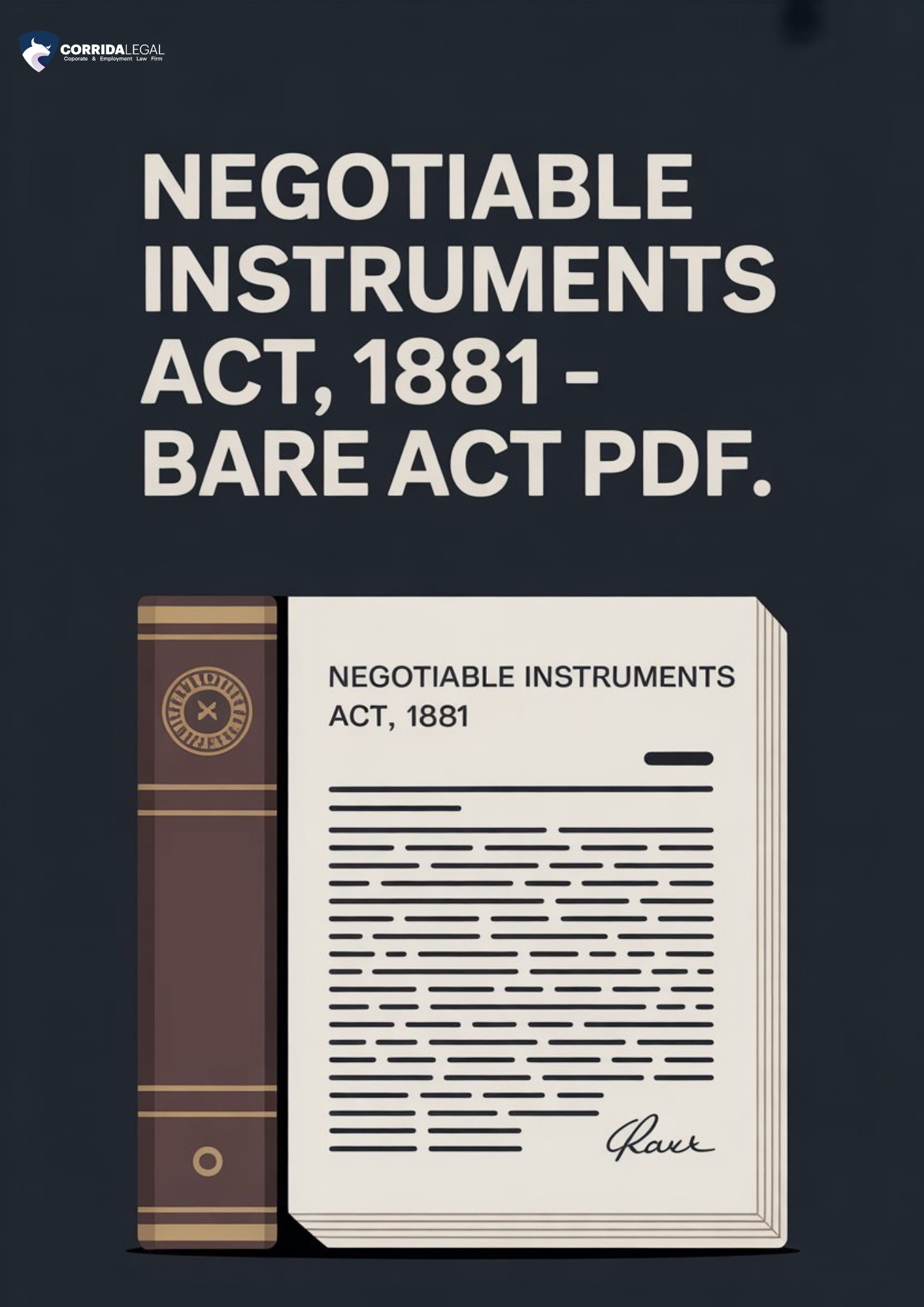 Cover Page_NEGOTIABLE INSTRUMENTS ACT, 1881