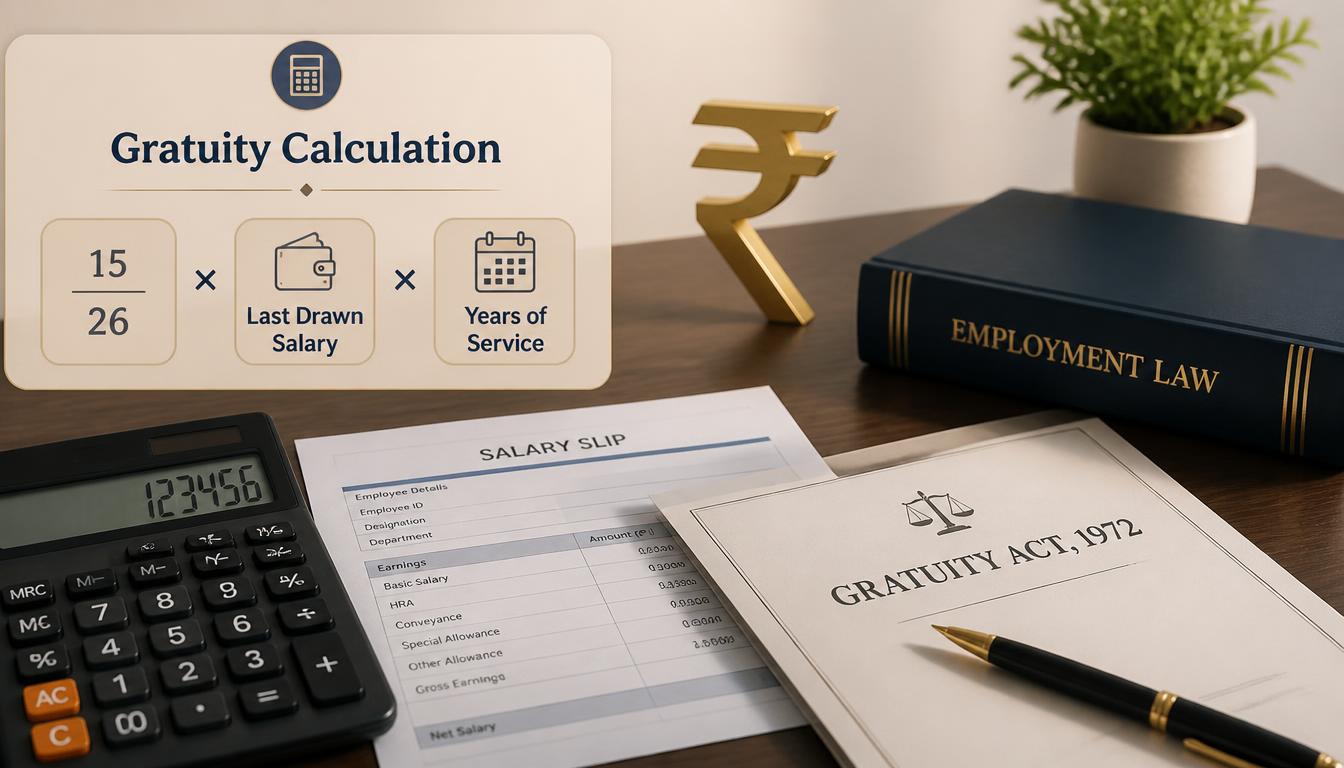 Formula for Calculation of Gratuity