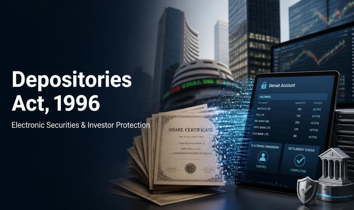 Depositories Act 1996 electronic securities and investor protection in India