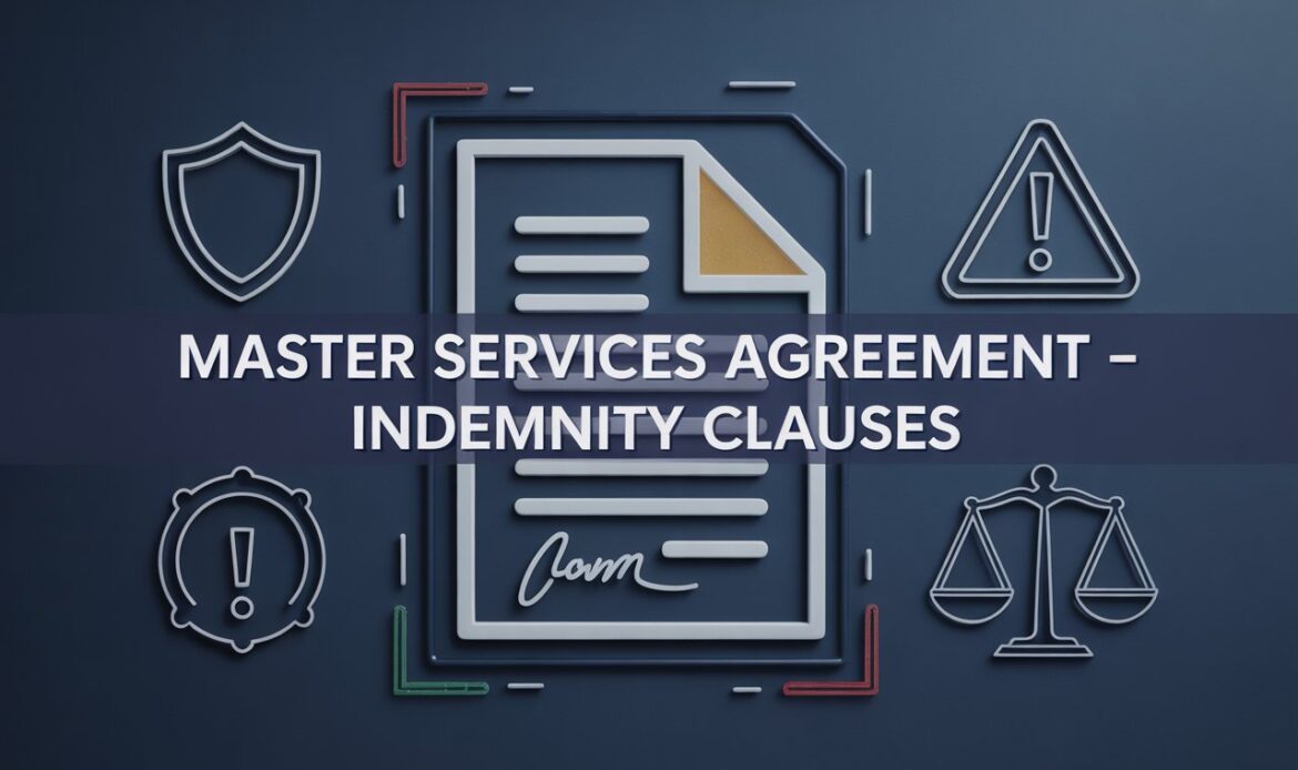 Master Services Agreement Indemnity Clauses How to Draft a Strong Master Services Agreement