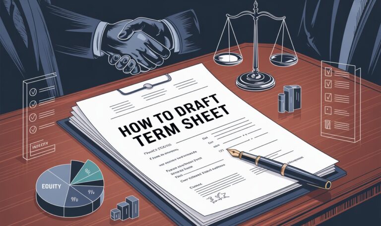 How to draft a term sheet to be signed with investors