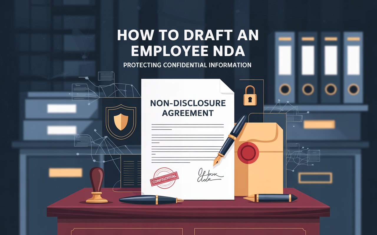 How to draft an Employee Non-Disclosure Agreement (NDA)