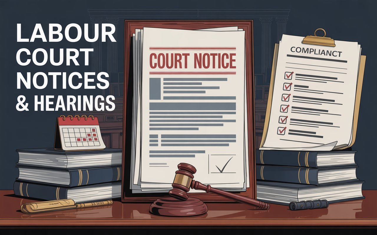 How to handle labour court notices and hearings How to handle labour court notices and hearings