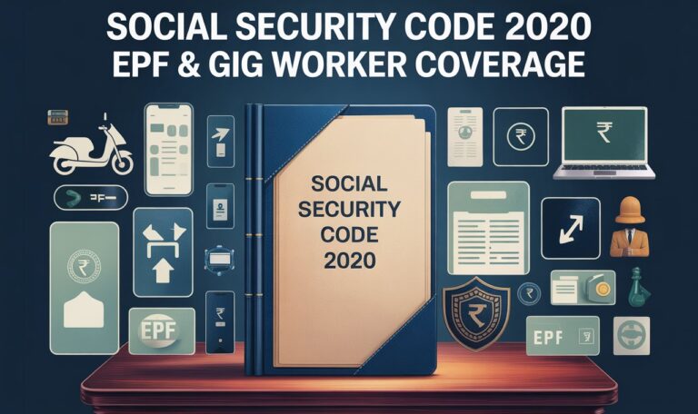 The Code on Social Security, 2020 EPF & Gig-Worker Registration Explanation