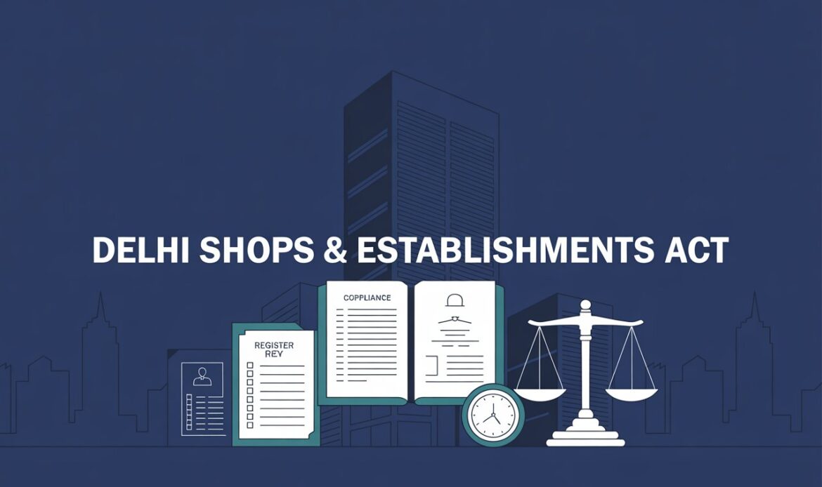 The Delhi Shops and Establishments Act, 1954 - Executive Summary and Bare Act