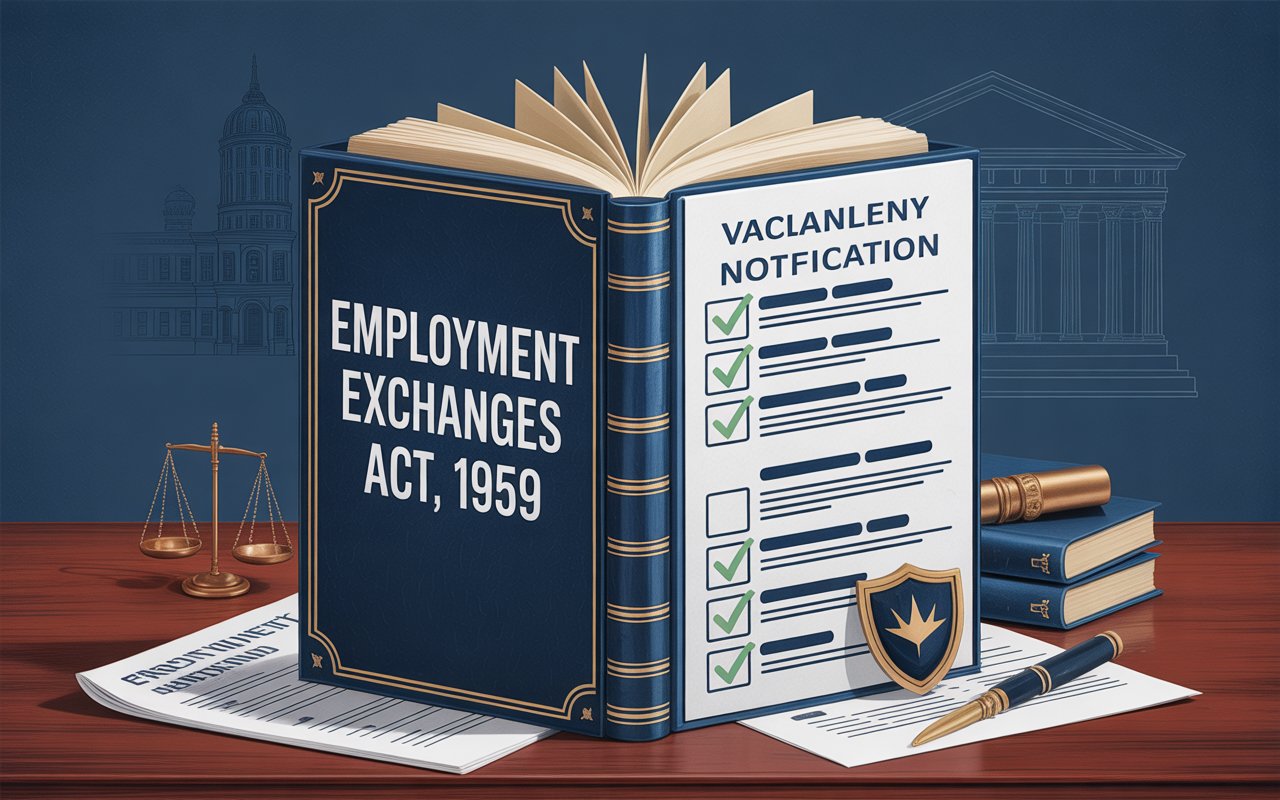 The Employment Exchanges (Compulsory Notification of Vacancies) Act, 1959 - Executive Summary and Bare Act
