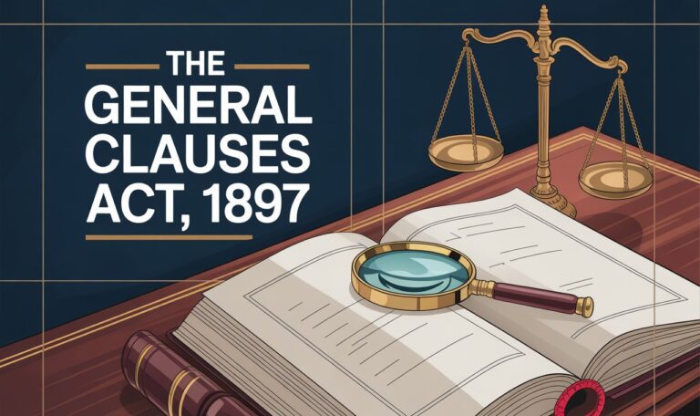 The General Clauses Act, 1897 Bare Act – Executive Summary and Bare Act