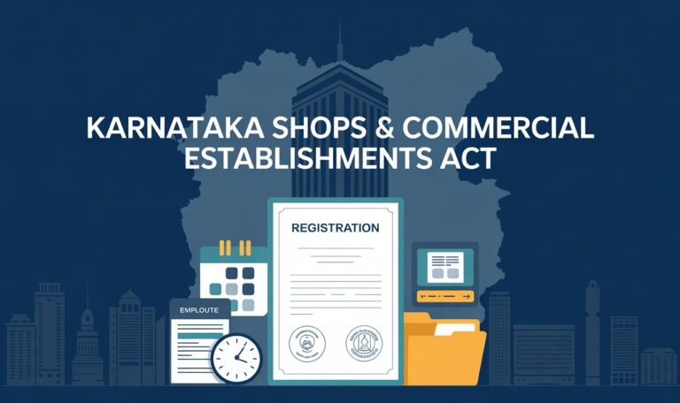The Karnataka Shops and Commercial Establishments Act, 1961 - Executive Summary and Bare Act