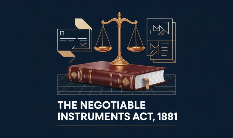The Negotiable Instruments Act, 1881 – Executive Summary and Bare Act