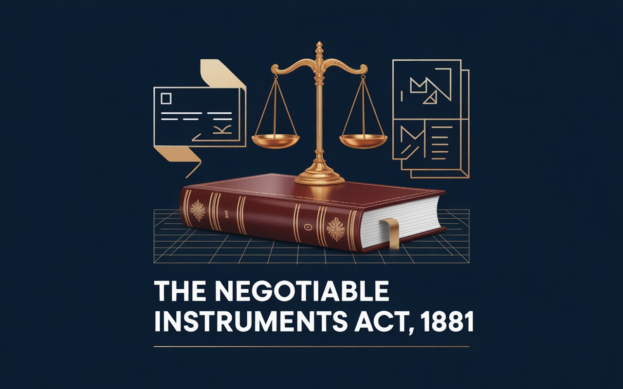 The Negotiable Instruments Act, 1881 – Executive Summary and Bare Act