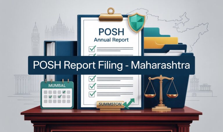 How to file annual POSH report in Maharashtra