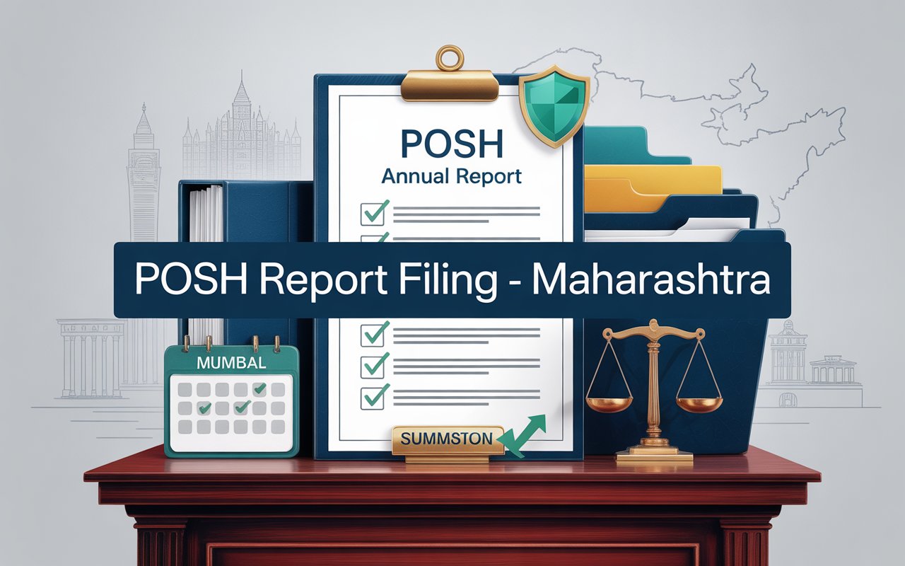 How to file annual POSH report in Maharashtra