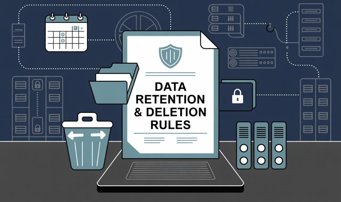 How to set up data retention and deletion schedules under DPDP