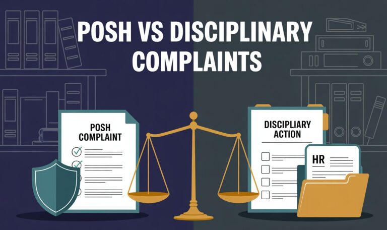POSH vs disciplinary complaints key difference, confidentiality and handling procedure