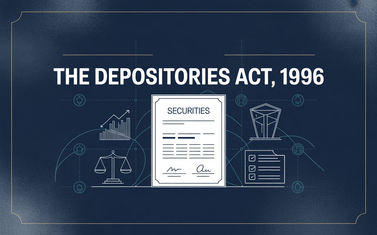 The Depositories Act, 1996 – Executive Summary and Bare Act The Depositories Act, 1996 - Executive Summary and Bare Act