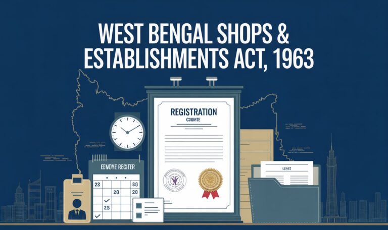 The West Bengal Shops and Establishments Act, 1963 - Executive Summary and Bare Act