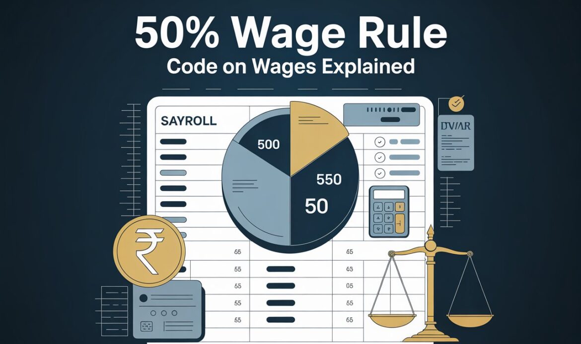 Understanding the 50% Wage Rule under the Code on Wages, 2019 Why Gratuity is Excluded and Provident Fund Contributions Must Be Factored