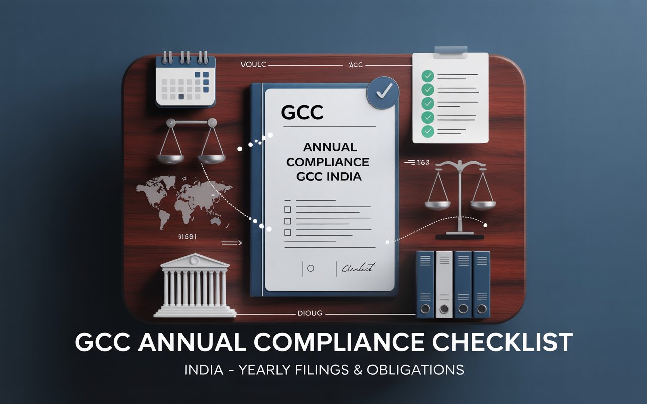 Annual compliance checklist for GCCs in India