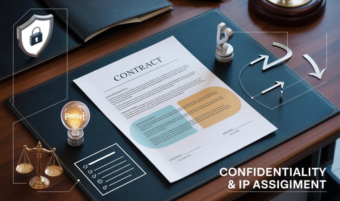 Drafting a confidentiality and IP assignment clause for employees