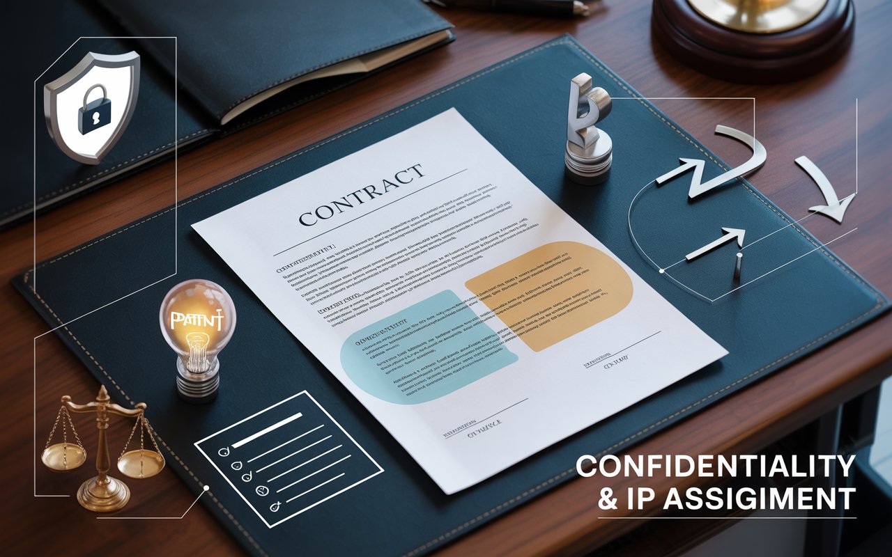 Drafting a confidentiality and IP assignment clause for employees