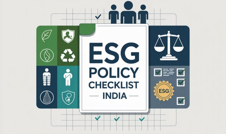 ESG policy checklist for Indian private companies