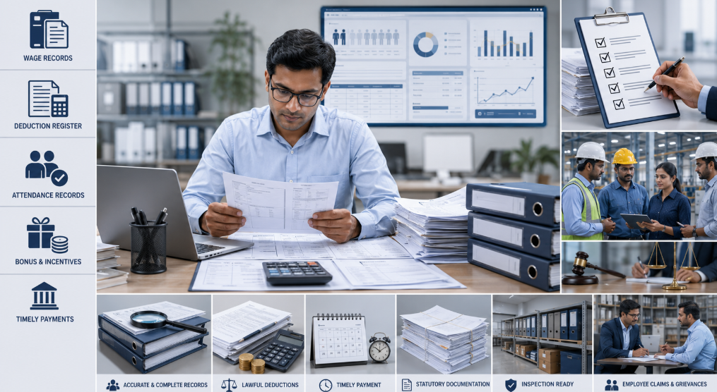Employee wage records, payroll documentation and compliance under Code on Wages 2019
