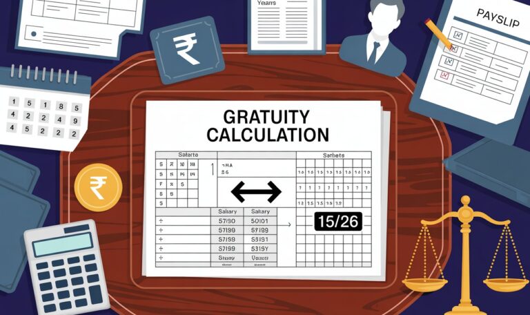 How to calculate gratuity in India