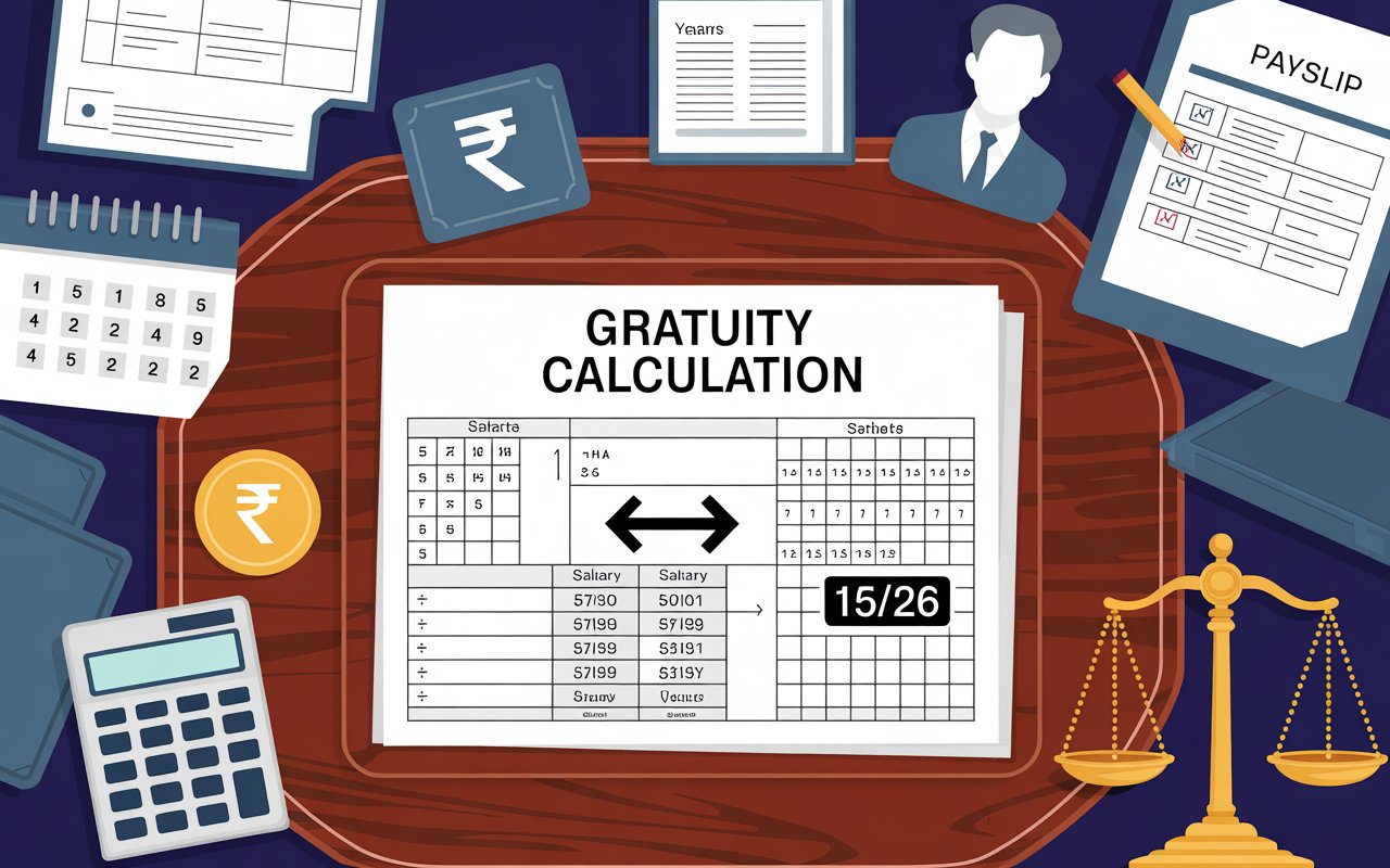How to calculate gratuity in India