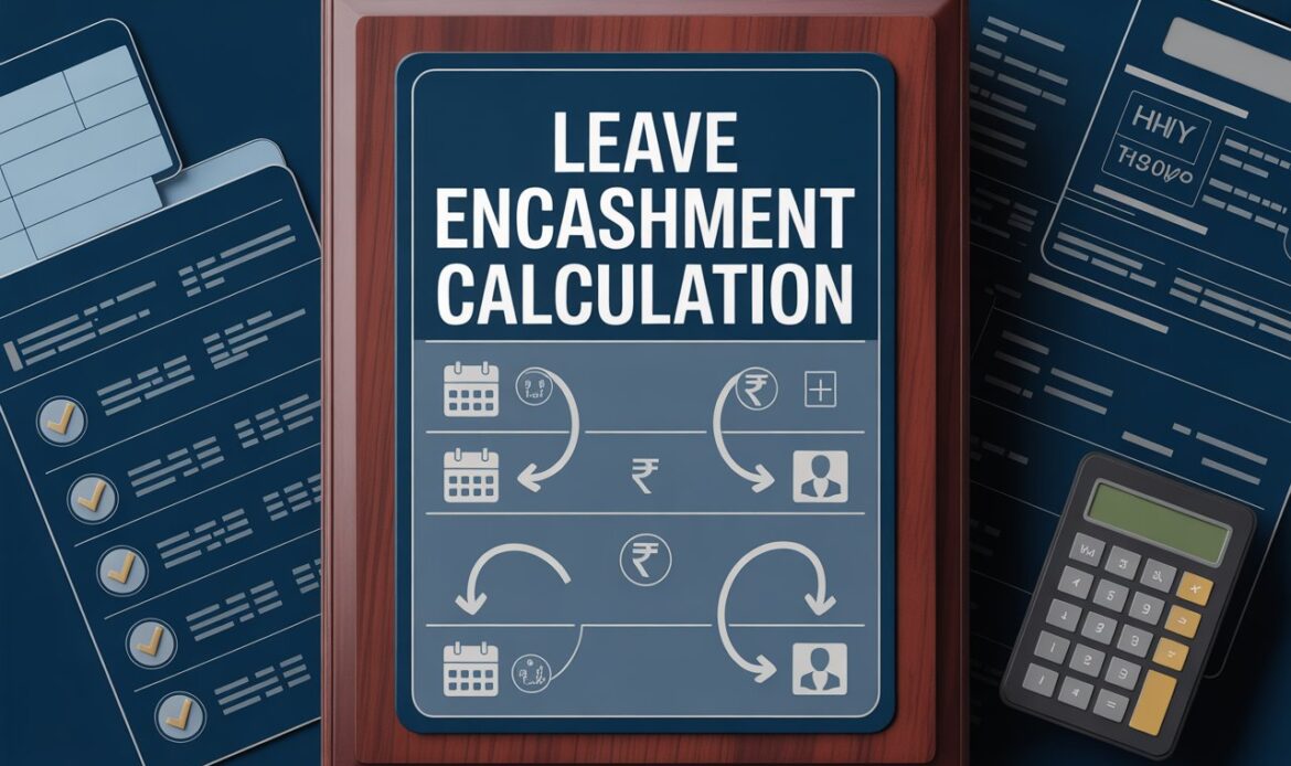 How to calculate leave encashments in India