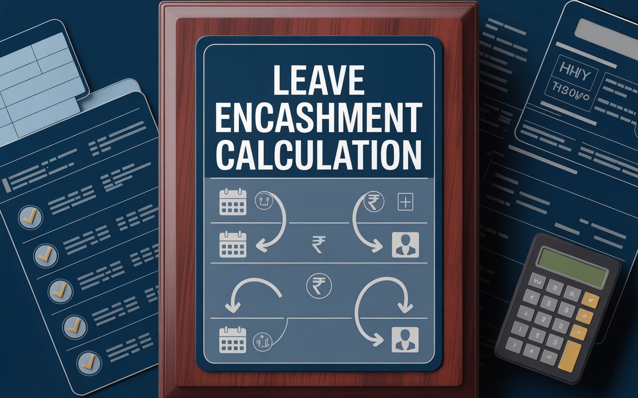 How to calculate leave encashments in India