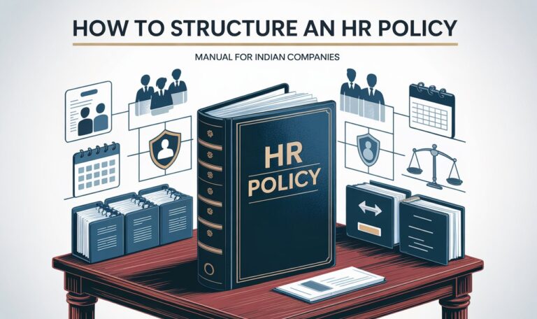 How to Structure an HR Policy Manual for Indian Companies