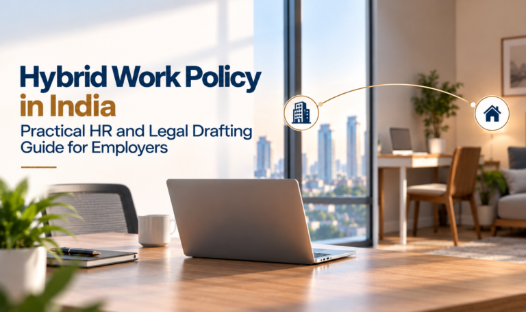 Hybrid Work Policy in Indian Practical HR and legal Drafting Guide for Employers