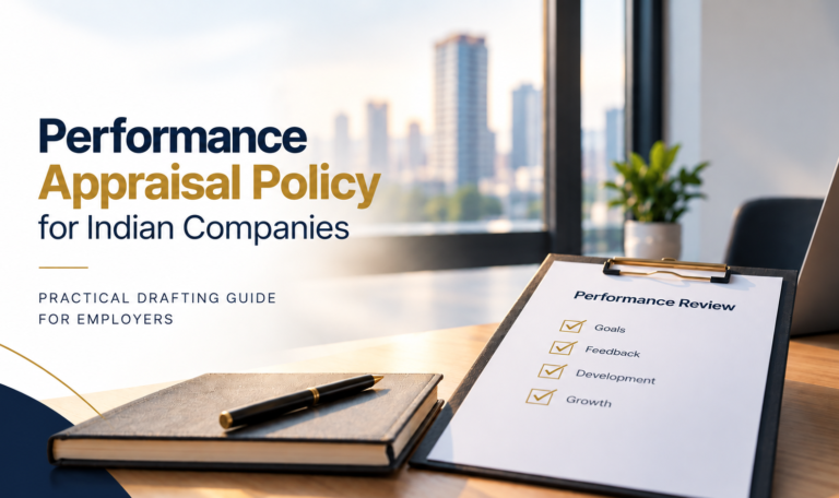 Performance Appraisal Policy for Indian Companies: Practical Drafting Guide for Employers