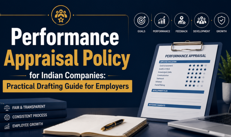 Performance Appraisal Policy for Indian Companies: Practical Drafting Guide for Employers