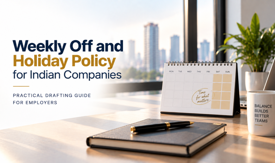 Weekly Off and Holiday Policy for Indian Companies