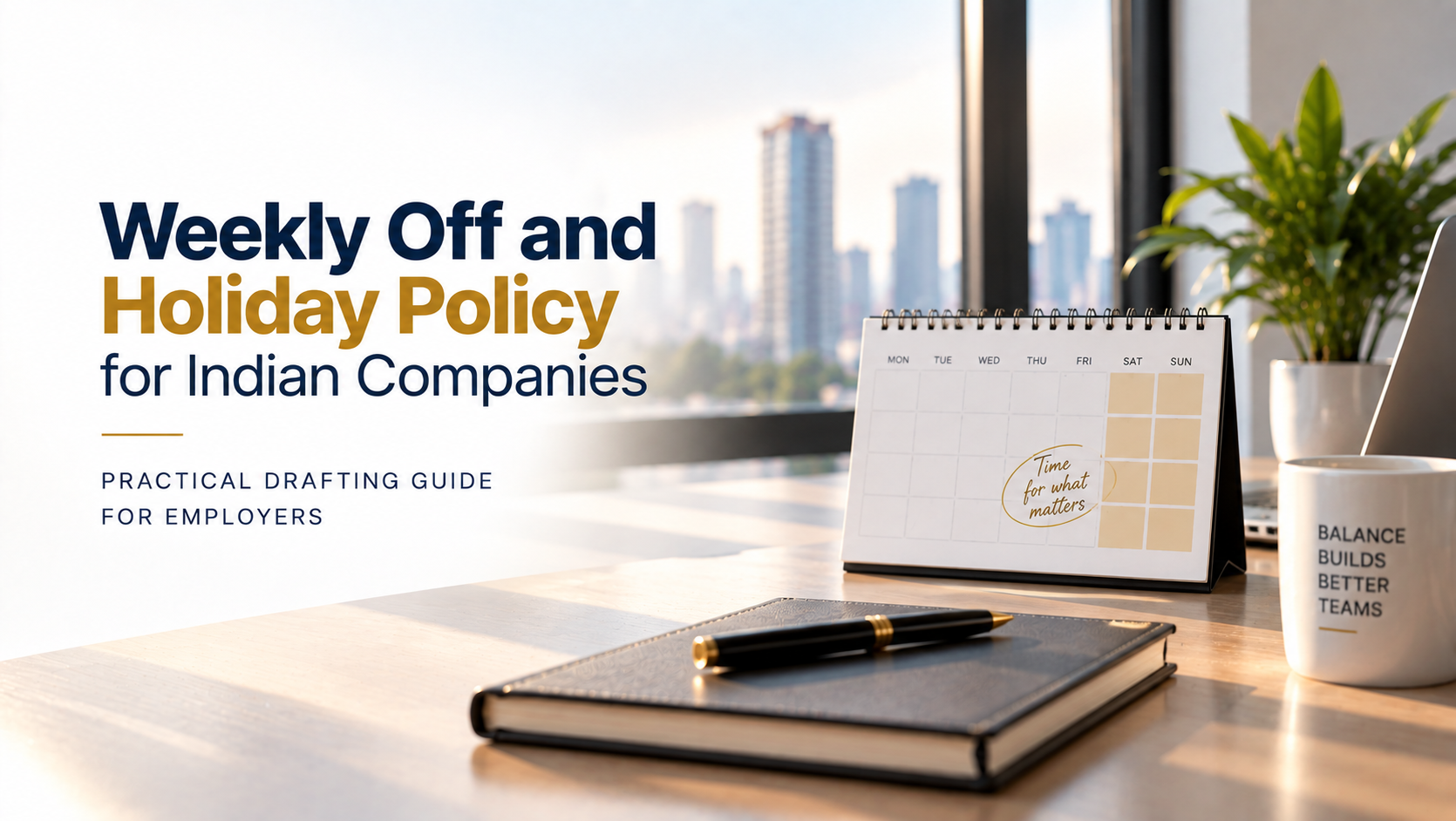 Weekly Off and Holiday Policy for Indian Companies
