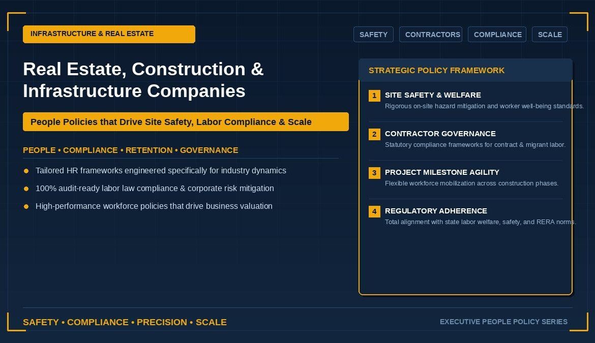 Real Estate, Construction & Infrastructure Companies