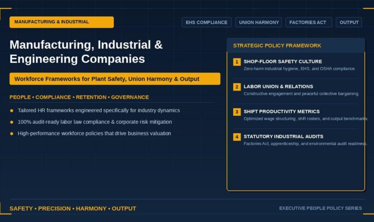 Manufacturing, Industrial & Engineering Companies