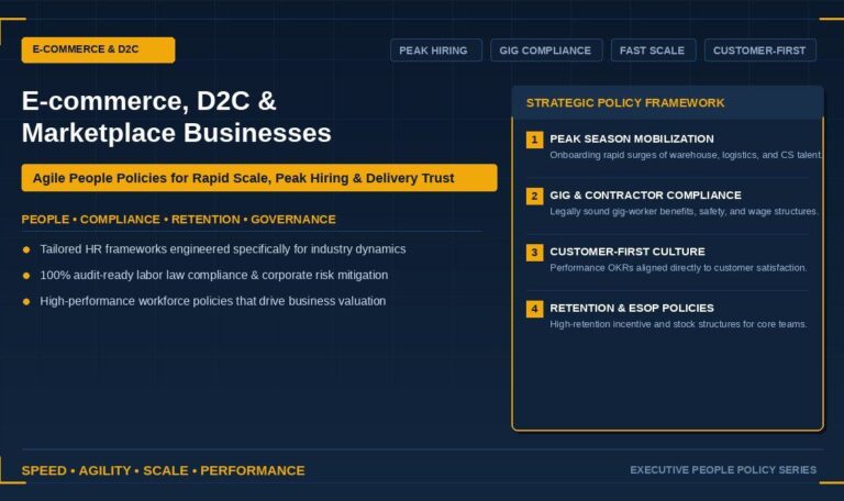 E-commerce, D2C & Marketplace Businesses