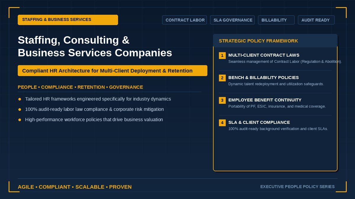 Staffing, Consulting & Business Services Companies